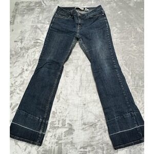 Canyon River Blues Bootcut Jeans Womens Size 10 Modern Fit 5 Pocket Cuffed Under